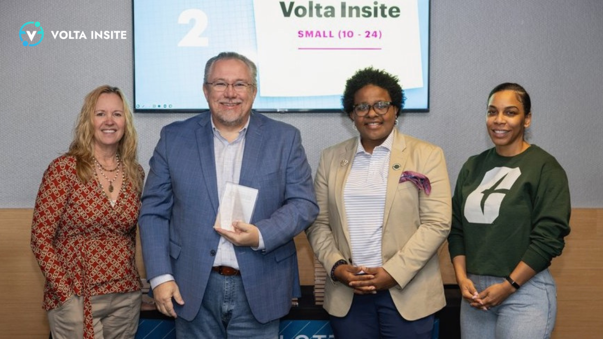 Volta Insite is proud to announce its recognition as the #2 Best Place to Work in the CBJ's 2025 Best Places to Work (BPTW) program for small businesses.